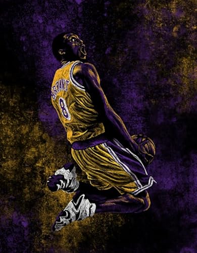 Holzpuzzle 1000 Teile Basketballspieler Nr. 24 Poster Für Erwachsene Familienspiele Lernspielzeug Kq63Pz 38x52CM von TNTEVX