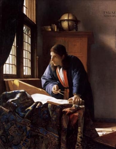 Holzpuzzle 1000 Teile Jan.Vermeer Reproduktionen von Werken Poster für Erwachsene Familienspiele Lernspielzeug Kq187Zx 38x52CM von TNTEVX