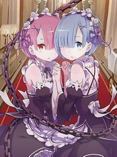 Puzzle 1000 Teile Anime Jenseitiges Leben Von Grund auf Poster Puzzle Stressabbauspiel Für Zuhause Vw54Qp 52x70CM von TNTEVX