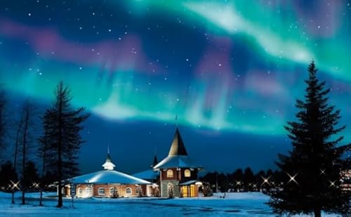 Puzzle 1000 Teile Aurora-Landschaftsposter für Puzzle-Familien-Stressabbauspiel Vw156Qp 26x38CM von TNTEVX