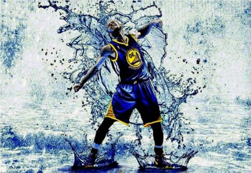 Puzzle 1000 Teile Basketballspieler Stephen.C Poster Spielzeug für Erwachsene Dekompressionsspiel Gt102Vy 38x52CM von TNTEVX