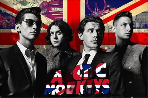 Puzzle 1000 Teile Britische Band Arctic Poster Dekompressionsspiel Für Erwachsene Spielzeug Kq47Pz 52x70CM von TNTEVX
