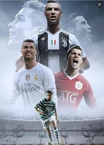 Puzzle 1000 Teile Fußballspieler 7 Poster zum Spaß für Erwachsene Puzzle Spielzeug Vy135Nt 52x70CM von TNTEVX