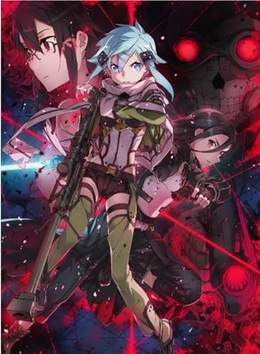 Puzzle 1000 Teile Japanische Anime-Charaktere Kirigaya Kazuto Poster Für Erwachsene Dekompressionsspielzeug Kq70Pz 38x52CM von TNTEVX