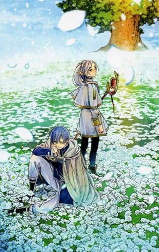 Puzzle 1000 Teile Japanische Animes Frieren: Beyond Journey's End Poster Puzzles Lernspielzeug für Erwachsene Xq335Zy 26x38CM von TNTEVX