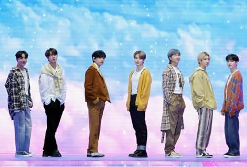 Puzzle 1000 Teile Koreanische Boyband Bang BTS Poster Zum Spaß Puzzle Spielzeug Für Erwachsene Vy180Nt 52x70CM von TNTEVX