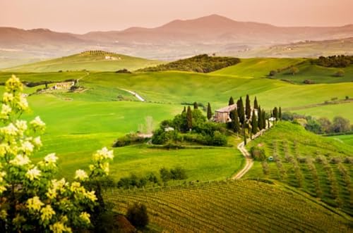 Puzzle 1000 Teile Landschaft Italien Landschaften Poster Puzzles Lernspielzeug für Erwachsene Xq496Zp 26x38CM von TNTEVX
