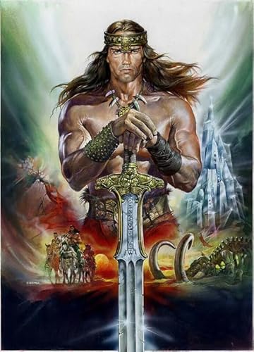Puzzle 1000 Teile Schwarzenegger Vintage Filmplakate Dekompressionsspiel für Spielzeug für Erwachsene Vy31Nt 26x38CM von TNTEVX