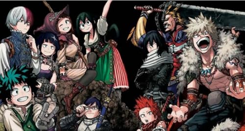 Puzzle 1000 japanische Animes My Academy Poster für Erwachsene Lernspielzeug Puzzles Xq278Zp 52x70CM von TNTEVX