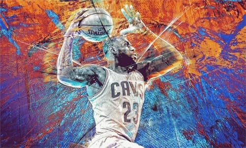 Puzzle 2000 Teile Basketballspieler 23 Poster Stressabbauspiel für Zuhause Xq70Zp 70x100CM von TNTEVX