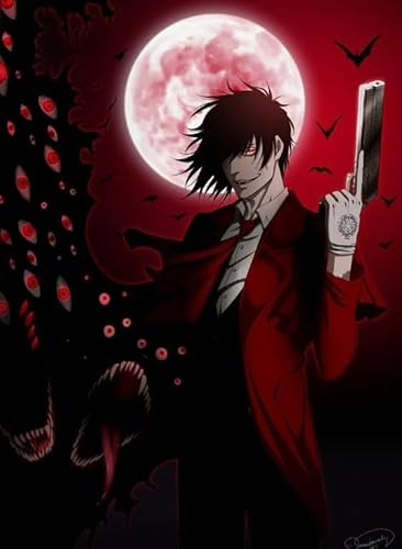 Puzzle 2000 Teile Japanische Animes Hellsing Poster zum Spaß für Erwachsene Puzzle Spielzeug Vy241Nt 70x100CM von TNTEVX