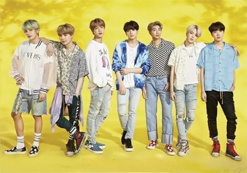 Puzzle 2000 Teile Koreanische Boyband Bang BTS Poster zum Spaß für Erwachsene Puzzle Spielzeug Vy181Nt 70x100CM von TNTEVX