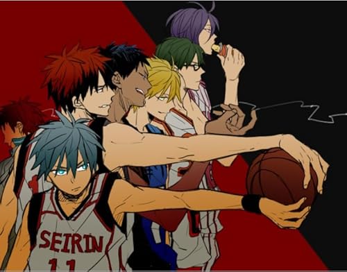 Puzzle 2000 Teile Kurokos japanische Anime-Poster zum Spaß für Erwachsene, Puzzle-Spielzeug, Vy97Nt, 70 x 100 cm von TNTEVX