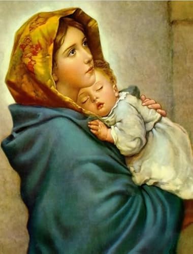 Puzzle 2000 Teile Virgen Maria Poster Puzzle Für Erwachsene Lernspiel Familiendekompressionsspielzeug Kq5Pz 70x100CM von TNTEVX