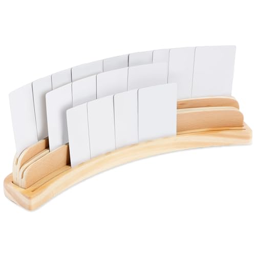 TNTGMG Spielkartenhalter,3 Rampen Hölzerner Kartenhalter Spielkarten,35,5×6,5×5,5 cm,Stapelbarer Kartenhalter,Gebogener Aufbewahrungs-Spielkarten-Organisator für Feiern Senioren Kinder Arthritis TNTGMG Spielkartenhalter,3 Rampen Hölzerner Kartenhalter Spielkarten,35,5×6,5×5,5 cm,Stapelbarer Kartenhalter,Gebogener Aufbewahrungs-Spielkarten-Organisator für Feiern Senioren Kinder Arthritis von TNTGMG