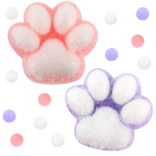 TOAOB 2 Stück Mehrfarbig Squeeze Spielzeug Katzenpfote Sensorische Anti Stress 7cm Cat Paw Squeeze Quetschspielzeug Flauschige Silikon Pfote Katzenpfoten Relief Stressabba TOAOB 2 Stück Mehrfarbig Squeeze Spielzeug Katzenpfote Sensorische Anti Stress 7cm Cat Paw Squeeze Quetschspielzeug Flauschige Silikon Pfote Katzenpfoten Relief Stressabba von TOAOB THE ONE AND ONLY BABY