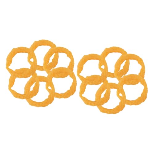 12St Simulierte frittierte Tintenfischringe künstliches Lebensmittelmodell Burger Zitronendekor Faux fauke Tintenfischringe-Foto-Requisitenmodell künstliche Nahrung PVC Yellow TOBBOMEY 12St Simulierte frittierte Tintenfischringe künstliches Lebensmittelmodell Burger Zitronendekor Faux fauke Tintenfischringe-Foto-Requisitenmodell künstliche Nahrung PVC Yellow TOBBOMEY von TOBBOMEY
