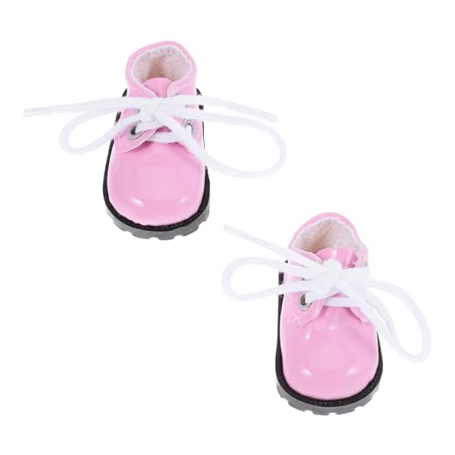 TOBBOMEY 1 Paar Helle Lederschuhe, Spielzeug, Miniatur Puppenschuhe, Exquisite Mini Schuhe, Mini Schuhe, Schmuckschuhe Für Baumwollpuppen, Miniatur Schuhe, Dekorative Mini Schuhe, TOBBOMEY 1 Paar Helle Lederschuhe, Spielzeug, Miniatur Puppenschuhe, Exquisite Mini Schuhe, Mini Schuhe, Schmuckschuhe Für Baumwollpuppen, Miniatur Schuhe, Dekorative Mini Schuhe, von TOBBOMEY