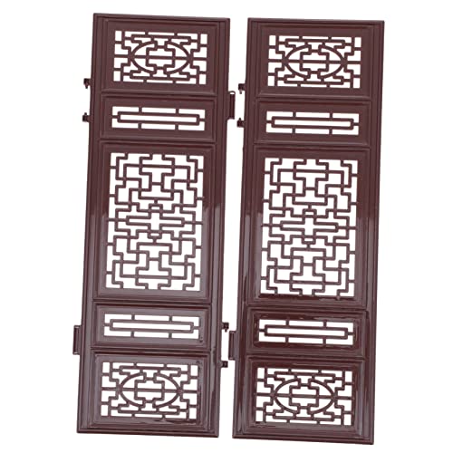 TOBBOMEY 1 Paar Miniaturbildschirm Modell Zubehör für Puppenhaus Chinesischer Stil Teiliges Set für Deko Hochwertigem für Miniaturszenen TOBBOMEY 1 Paar Miniaturbildschirm Modell Zubehör für Puppenhaus Chinesischer Stil Teiliges Set für Deko Hochwertigem für Miniaturszenen von TOBBOMEY