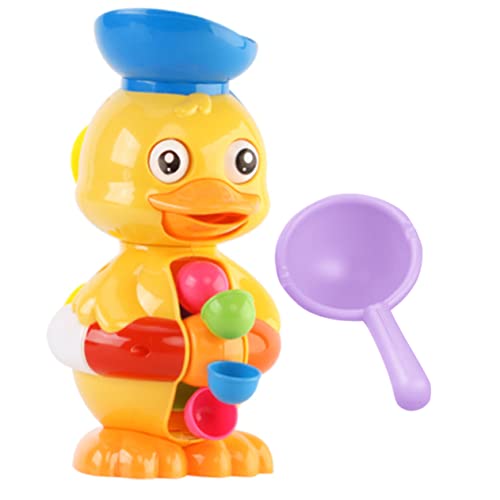 TOBBOMEY 1 Satz Badewannenspielzeug Wasserspritzende Cartoon Ente mit Rotierender Wasserwalze für Indoor Badespaß Fördert Kreativität und Hand Augen Koordination TOBBOMEY 1 Satz Badewannenspielzeug Wasserspritzende Cartoon Ente mit Rotierender Wasserwalze für Indoor Badespaß Fördert Kreativität und Hand Augen Koordination von TOBBOMEY