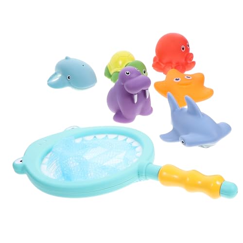 TOBBOMEY 1 Satz Dusch-Fischernetz- wasserspielzeug kinderwasserspielzeuge wasserspielzeug für Badewannen-Fischernetz- Badefischernetz Plastik Sky-Blue TOBBOMEY 1 Satz Dusch-Fischernetz- wasserspielzeug kinderwasserspielzeuge wasserspielzeug für Badewannen-Fischernetz- Badefischernetz Plastik Sky-Blue von TOBBOMEY