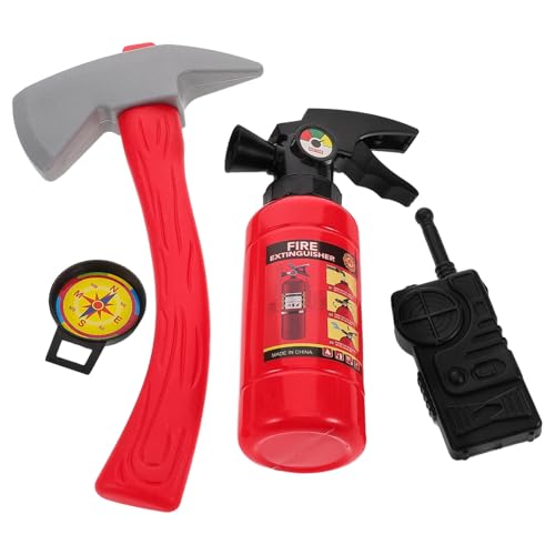 TOBBOMEY 1 Satz Feuerwehrmann Kostüm Set für Teiliges Rollenspiel Set mit Realistischem Fördert Soziale Fähigkeiten und Brandschutzbewusstsein für Gruppenspiele und Kostümpartys TOBBOMEY 1 Satz Feuerwehrmann Kostüm Set für Teiliges Rollenspiel Set mit Realistischem Fördert Soziale Fähigkeiten und Brandschutzbewusstsein für Gruppenspiele und Kostümpartys von TOBBOMEY