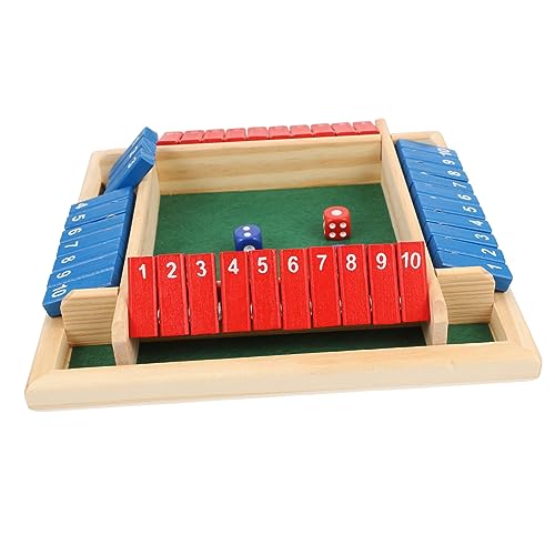 TOBBOMEY 1 Satz Holzbrettspiel für Partys Lustiges Würfelspiel mit Zahlen für Spieler Interaktives für Gesellige Zusammenkünfte Sicheres Material Tragbar und Leicht für Erwachsene und TOBBOMEY 1 Satz Holzbrettspiel für Partys Lustiges Würfelspiel mit Zahlen für Spieler Interaktives für Gesellige Zusammenkünfte Sicheres Material Tragbar und Leicht für Erwachsene und von TOBBOMEY