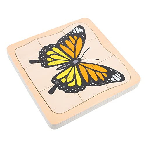TOBBOMEY 1 Satz Holzpuzzle Cartoon Tier und Pflanzen Multilayer Jigsaw für Pädagogisches Hand Auge Koordination und Kreativität TOBBOMEY 1 Satz Holzpuzzle Cartoon Tier und Pflanzen Multilayer Jigsaw für Pädagogisches Hand Auge Koordination und Kreativität von TOBBOMEY