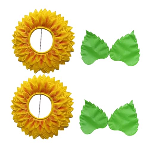 TOBBOMEY 1 Satz Kopfschmuck Aus Sonnenblumen Kopfbedeckungen Für Figur Kopfbedeckung Zubehör Kopfbedeckung Kopfkrone Kinderkrone Blumenringkopfbedeckung Mädchenkrone Seidentuch TOBBOMEY 1 Satz Kopfschmuck Aus Sonnenblumen Kopfbedeckungen Für Figur Kopfbedeckung Zubehör Kopfbedeckung Kopfkrone Kinderkrone Blumenringkopfbedeckung Mädchenkrone Seidentuch von TOBBOMEY