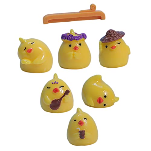 TOBBOMEY 1 Satz Mini-Huhn-Skulptur Gartentierfigur Tiere Mini- tierische Landschaftsornamente tierfiguren gartenskulptur Miniatur-Huhn-Statue Mikrolandschaftsornament Harz Yellow TOBBOMEY 1 Satz Mini-Huhn-Skulptur Gartentierfigur Tiere Mini- tierische Landschaftsornamente tierfiguren gartenskulptur Miniatur-Huhn-Statue Mikrolandschaftsornament Harz Yellow von TOBBOMEY