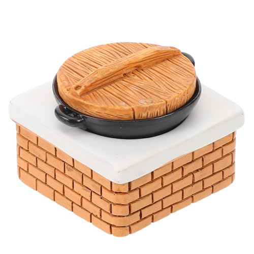 TOBBOMEY 1 Satz Miniatur Küchenset für Puppenhaus Teiliges Modell mit Herd für Kreative Spielwelten und Realistische Küchen Szenarien TOBBOMEY 1 Satz Miniatur Küchenset für Puppenhaus Teiliges Modell mit Herd für Kreative Spielwelten und Realistische Küchen Szenarien von TOBBOMEY