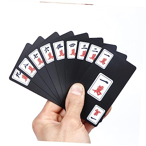 TOBBOMEY 1 Satz PVC-Poker Wasserdicht Karte Schwimmbad Jumbo Spiele Planke Playing Cards Poker Cards Poker Deck Poker Sets Deck of Cards Black TOBBOMEY 1 Satz PVC-Poker Wasserdicht Karte Schwimmbad Jumbo Spiele Planke Playing Cards Poker Cards Poker Deck Poker Sets Deck of Cards Black von TOBBOMEY