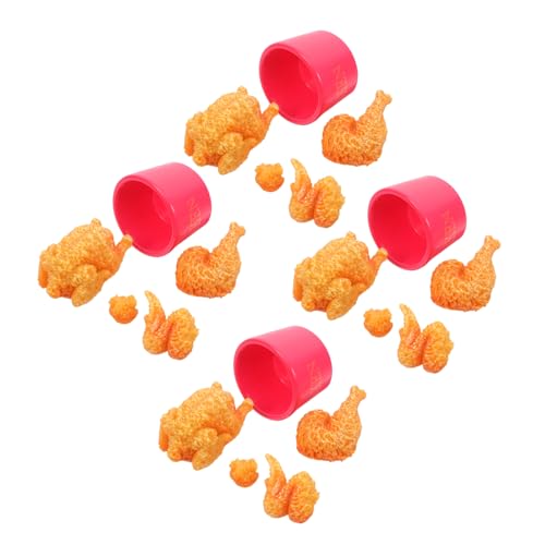 TOBBOMEY 1 Satz Realistischen Hühnerbeinen und Flügeln aus Künstliches Essen für Dekoration Veranstaltungen und DIY Requisiten Teiliges mit Drumsticks und Wings TOBBOMEY 1 Satz Realistischen Hühnerbeinen und Flügeln aus Künstliches Essen für Dekoration Veranstaltungen und DIY Requisiten Teiliges mit Drumsticks und Wings von TOBBOMEY