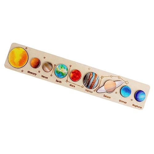 TOBBOMEY 1 Satz Sonnensystem-Puzzle Planetenspielzeug Für Von 5 Bis 8 Jahren Interaktives Matching-Board Planeten Entsprechen Sonnensystem Für Holzspielzeug Hölzern TOBBOMEY 1 Satz Sonnensystem-Puzzle Planetenspielzeug Für Von 5 Bis 8 Jahren Interaktives Matching-Board Planeten Entsprechen Sonnensystem Für Holzspielzeug Hölzern von TOBBOMEY
