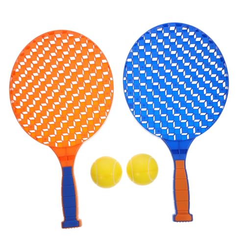 TOBBOMEY 1 Satz Tennisspielzeugschläger Schläger Tennisschläger Für Kinderspielzeug Outdoor-tennisspielzeug Badmintonball Interaktives Für Plastik von TOBBOMEY