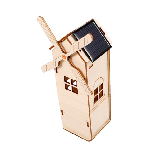TOBBOMEY Selbstgemacht Solar Windmühle Satz für Kinder Wissenschaftsbausatz Holzspielzeug Einfacher Zusammenbau für Experimente und Lernspiele Transportabel Sicheres Material TOBBOMEY Selbstgemacht Solar Windmühle Satz für Kinder Wissenschaftsbausatz Holzspielzeug Einfacher Zusammenbau für Experimente und Lernspiele Transportabel Sicheres Material von TOBBOMEY