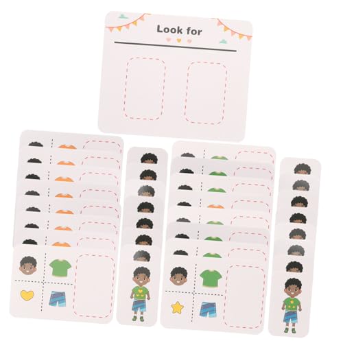 TOBBOMEY 1 Set Kindergarten Puzzlekarten, Spiele Zum Logischen Denken, Sortieraktivitäten, Kartenspiel Finden, Beobachtungsspiel, Memory Zuordnungskarten, Sensorisches Spielzeug, TOBBOMEY 1 Set Kindergarten Puzzlekarten, Spiele Zum Logischen Denken, Sortieraktivitäten, Kartenspiel Finden, Beobachtungsspiel, Memory Zuordnungskarten, Sensorisches Spielzeug, von TOBBOMEY