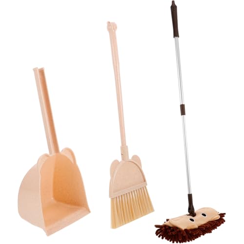 TOBBOMEY Kinder-haushaltsset Reinigungswerkzeuge Kleinkind-Besen- Und Mopp-Set Handbesen Und Mopp Für Kleinkinder Jungen Und Mädchen Spiel-reinigungsmittel von TOBBOMEY