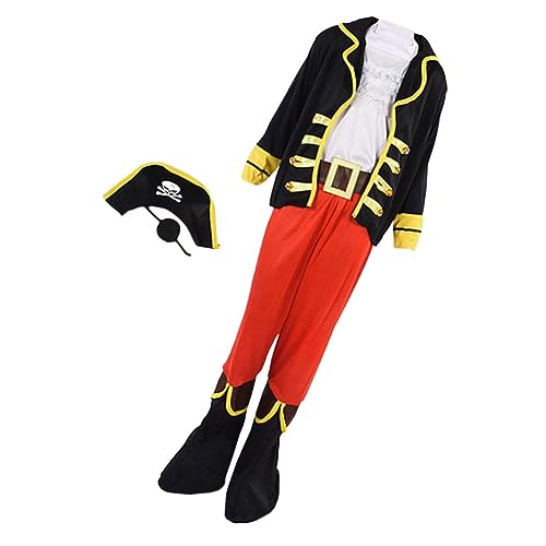 TOBBOMEY 1 Set Kostüm Requisiten Piraten Performance Kostüm Piraten Foto Requisiten Halloween Piratenkostüm Kinder Piratenkostüm Halloween Party Kleidung Kostüm Für Party Cosplay TOBBOMEY 1 Set Kostüm Requisiten Piraten Performance Kostüm Piraten Foto Requisiten Halloween Piratenkostüm Kinder Piratenkostüm Halloween Party Kleidung Kostüm Für Party Cosplay von TOBBOMEY