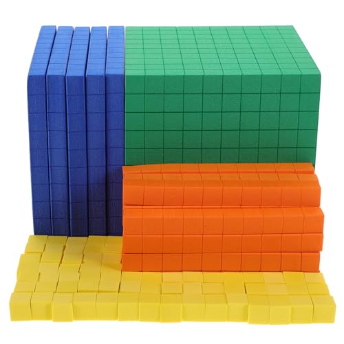 TOBBOMEY Spielzeug-bausteine Spielzeug Für Die Frühkindliche Entwicklung Mathematische Bildungsblöcke Basis Dezimalschaumwürfel von TOBBOMEY