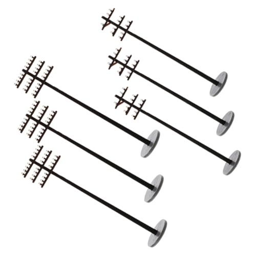 TOBBOMEY 1 Set Mikro Landschaftsmodell, Pädagogisches Modell, Telefonmast, Sandtisch, Miniatur Zugzubehör, Telefonmast Modell, Dekorative Gartenlichter, Modell, Telefonmasten, Mast von TOBBOMEY