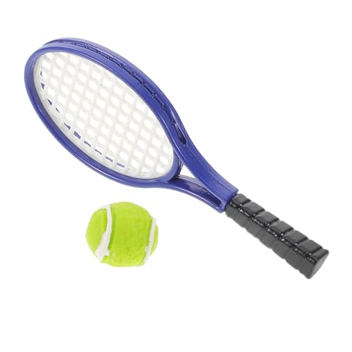 TOBBOMEY 1 Set Mini Tennisschläger, Miniaturfiguren, Tennisschläger Dekoration, Minihaus Dekorationen, Mini Puppenhaus Zubehör, Mini Sachen, Mini Spielzeug, Puppenhaus Miniaturen, Miniatur TOBBOMEY 1 Set Mini Tennisschläger, Miniaturfiguren, Tennisschläger Dekoration, Minihaus Dekorationen, Mini Puppenhaus Zubehör, Mini Sachen, Mini Spielzeug, Puppenhaus Miniaturen, Miniatur von TOBBOMEY