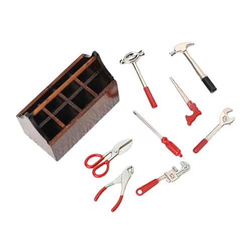 TOBBOMEY 1 Set Miniature Toolbox Kid Kid Präsentiert Ornamente Für Mini Toolbox Dollhouse Miniatur Tools Dollhouse Miniaturen Puppenhauszubehör Holz Kaffee TOBBOMEY 1 Set Miniature Toolbox Kid Kid Präsentiert Ornamente Für Mini Toolbox Dollhouse Miniatur Tools Dollhouse Miniaturen Puppenhauszubehör Holz Kaffee von TOBBOMEY