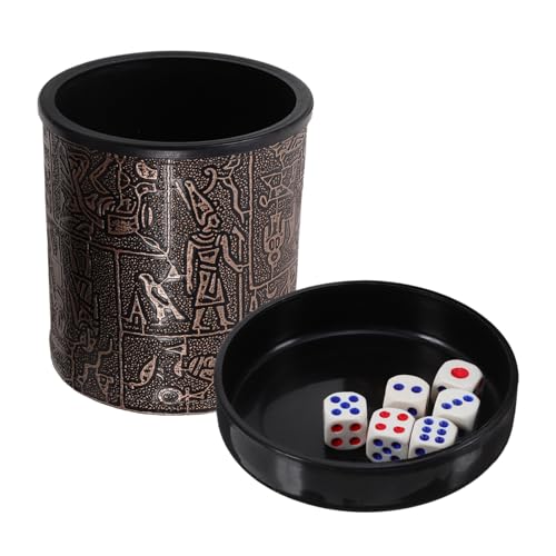 TOBBOMEY 1 Set Party Bowl Bar Würfelbecher Würfelzubehör Würfelstapelbecher Würfelhalter Würfelshaker Behälter Würfelaufbewahrungsbecher Würfelrollbecher Ktv Spielbecher von TOBBOMEY