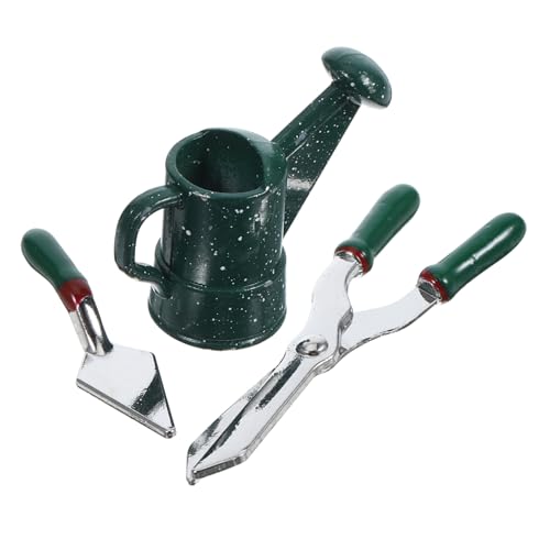 TOBBOMEY 1 Set Puppenhaus Gießkanne, Kleines, Gartenwerkzeug, Miniatur Farmwerkzeug, Kleines, Gartenwerkzeug, Puppenhaus Gartenzubehör, Miniaturwerkzeuge Für Den Garten, Puppenhaus von TOBBOMEY