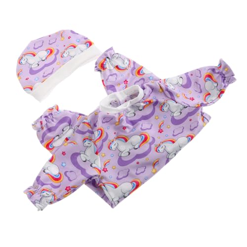 TOBBOMEY 1 Set Puppenkleidungsset Reborn Puppenzubehör Reborn Puppenzubehör Babypuppenzubehör Puppenkleid Puppenkostüm Zubehör Anziehpuppe Reborn Babypuppenkleidung Mädchen von TOBBOMEY