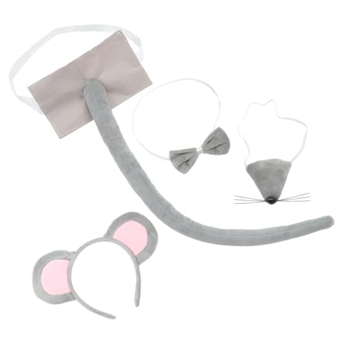 TOBBOMEY Cosplay Set Tier Kostüm Ohren Stirnband Party Stirnband Halloween Dress up Requisiten von TOBBOMEY
