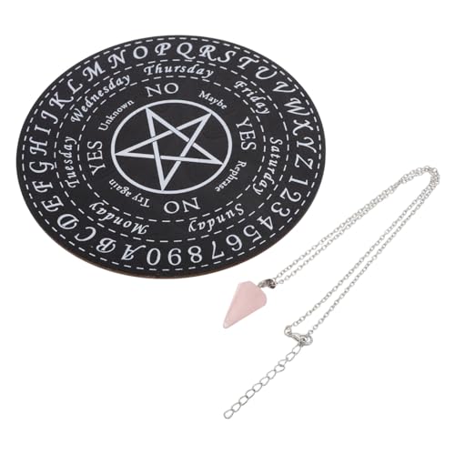 TOBBOMEY 1 Set Sieben Sterne Array Home Divination Prop Pendelbrett Ornament Pendelbretter Spiel Home Board Dekorationen Divination Zubehör Pendel Antwortbrett Schmuck Pendelanhänger von TOBBOMEY
