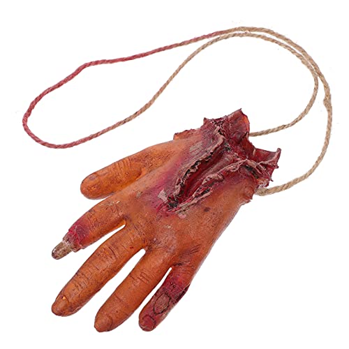 TOBBOMEY 1 Stück Halloween Menschlicher Körperteil Unheimlich Anhänger Haunted Streichdekoration von TOBBOMEY