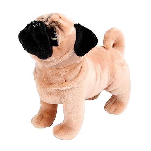 TOBBOMEY 1 Stück Plüschspielzeug Mops Hund Kleiner pelziger ausgestopfter Mops pelziges kleines Hundespielzeug für Haustiere kleintierspielzeug Kinderspielzeughund Sailorong Beige TOBBOMEY 1 Stück Plüschspielzeug Mops Hund Kleiner pelziger ausgestopfter Mops pelziges kleines Hundespielzeug für Haustiere kleintierspielzeug Kinderspielzeughund Sailorong Beige von TOBBOMEY